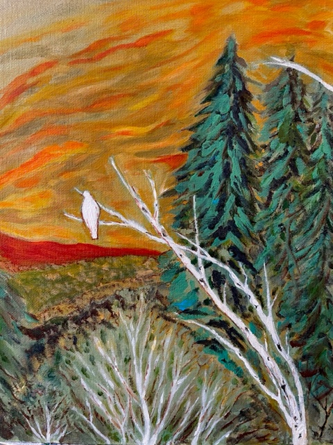 维多利亚·斯威策的《白鹰画